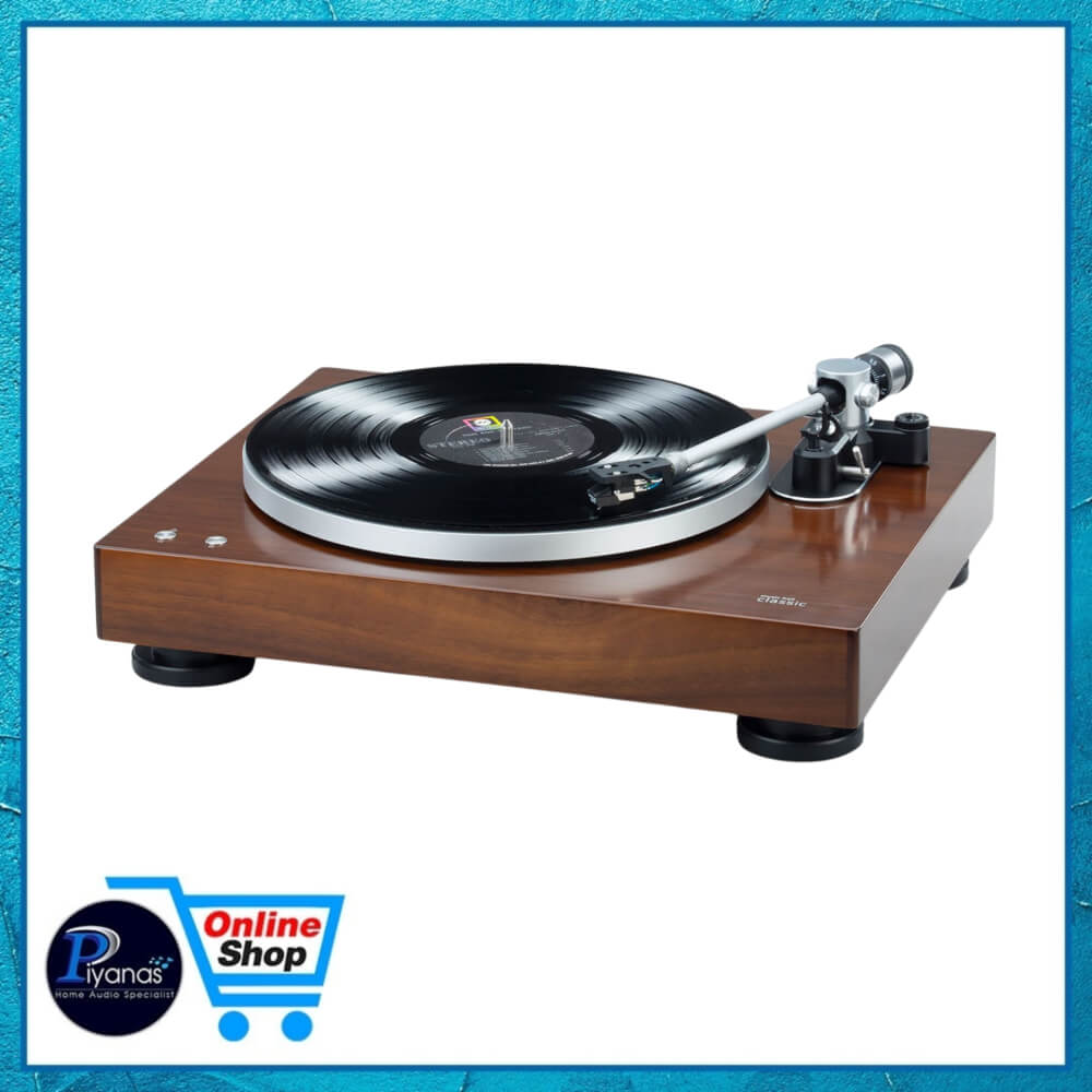 เครื่องเล่นแผ่นเสียง MUSIC HALL : CLASSIC (พร้อมหัวเข็ม MUSIC HALL รุ่น SPIRIT MM) (DARK WALNUT)